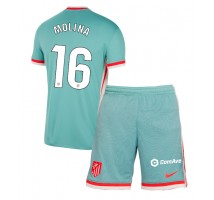 Atletico Madrid Nahuel Molina #16 Koszulka Wyjazdowa dzieci 2024-25 Krótki Rękaw (+ krótkie spodenki)